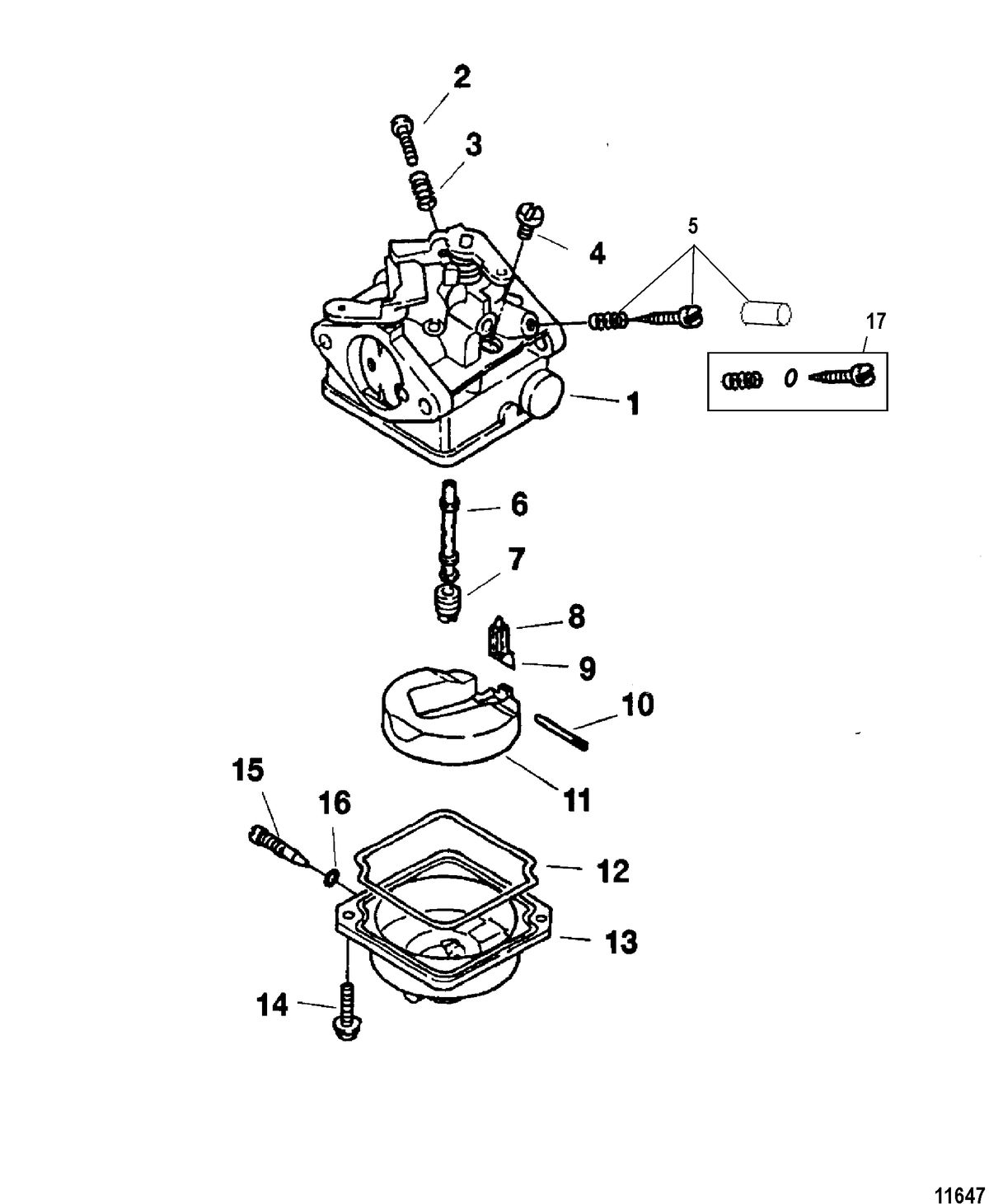 MERCURY/MARINER 4/5/6 4-STROKE Carburetor