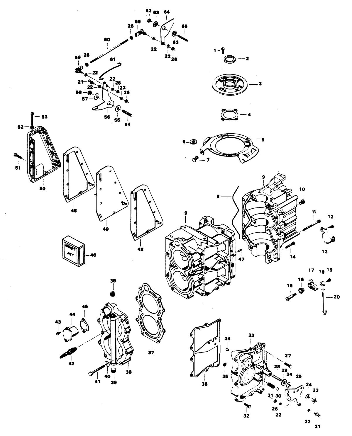 CHRYSLER 35 H.P. POWER HEAD