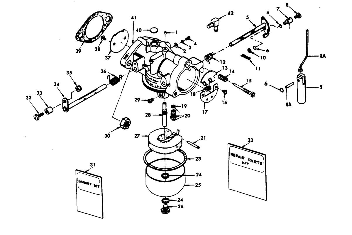 CHRYSLER 45 H.P. CARBURETOR