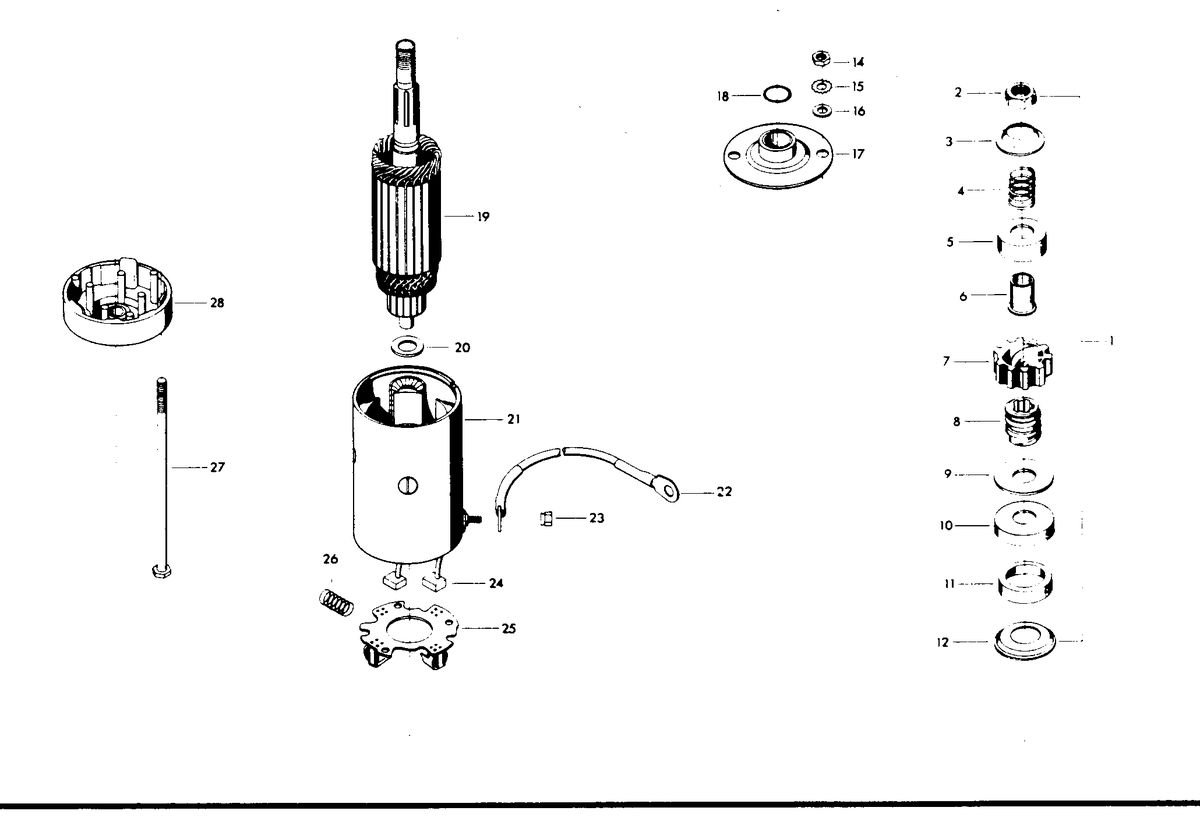 CHRYSLER 55 H.P. STARTER