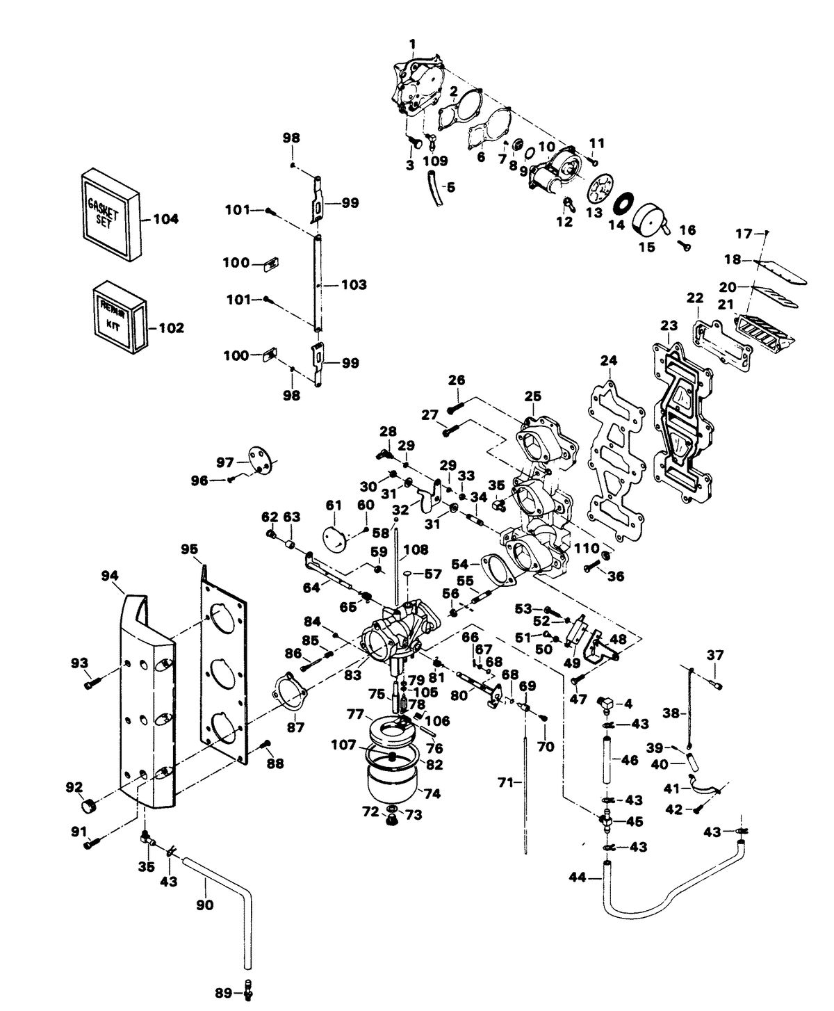 CHRYSLER 75 H.P. CARBURETOR