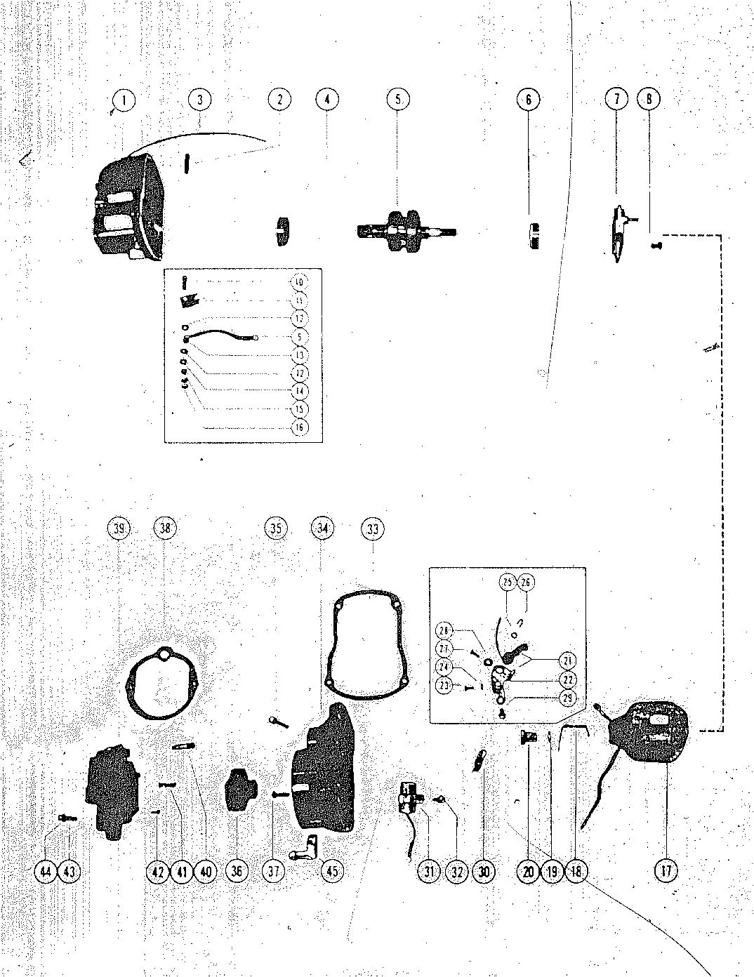 MARK MARK 55 MAGNETO ASSEMBLY (INTERNAL PARTS)