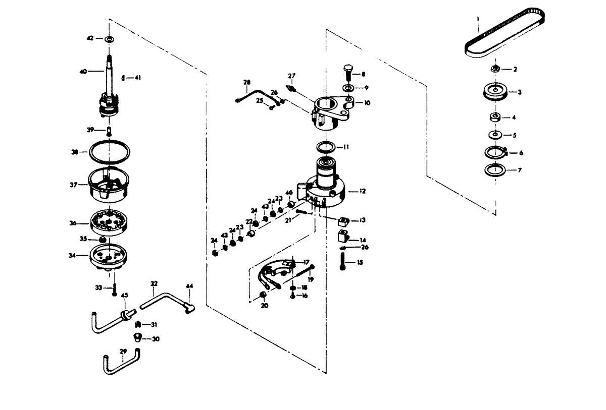 CHRYSLER 75 AND 90 H.P. DISTRIBUTOR