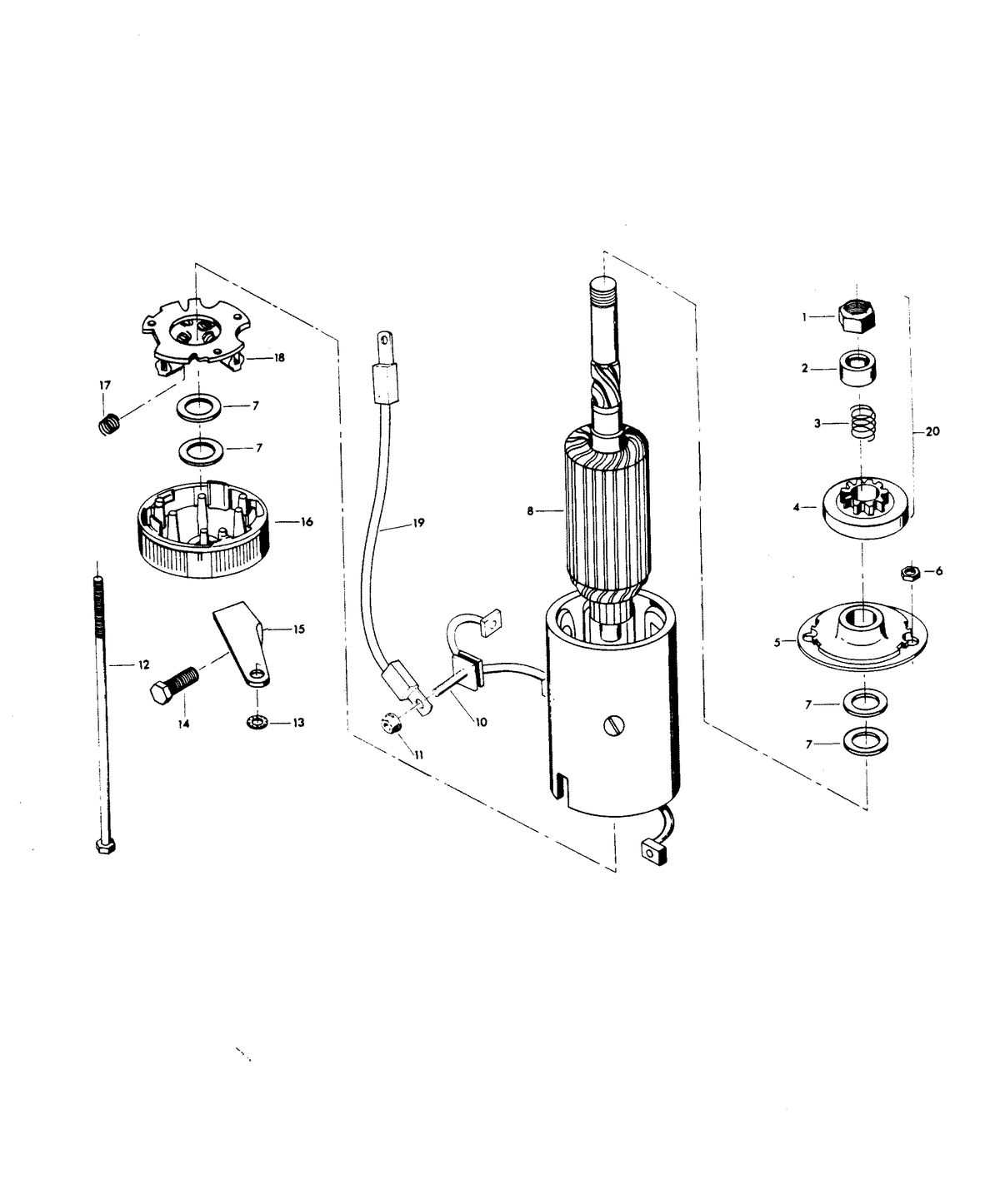 CHRYSLER 75 H.P. ELECTRIC STARTER