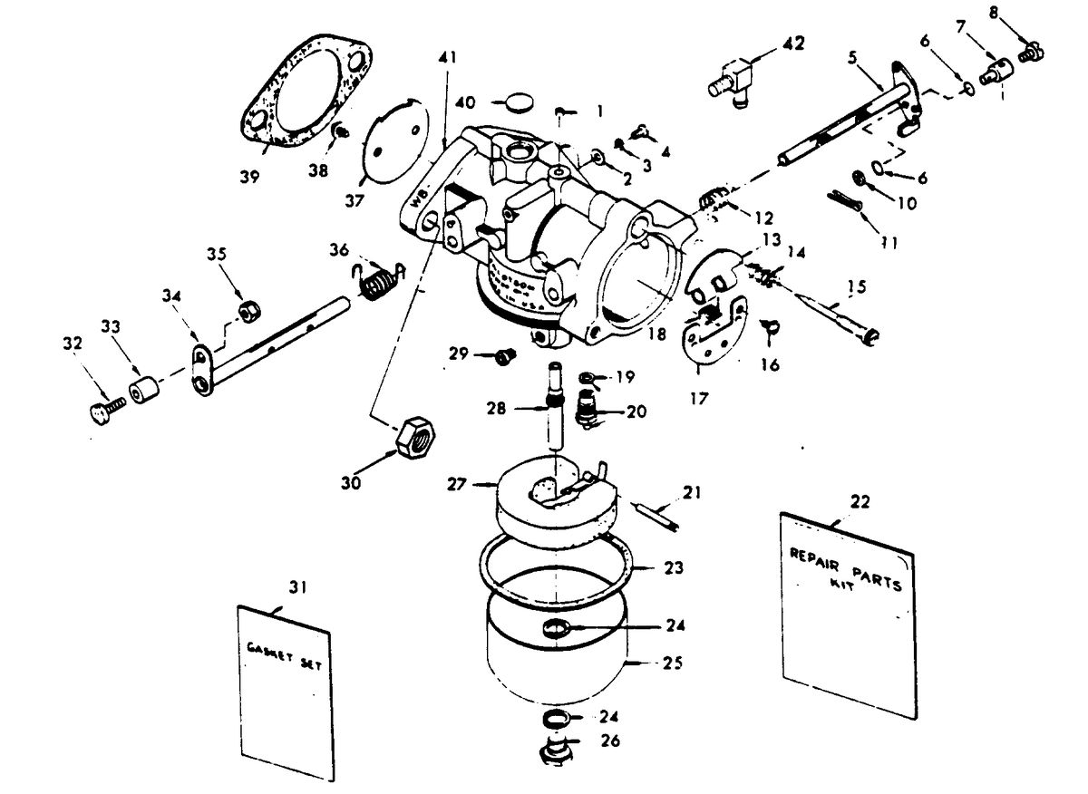 CHRYSLER 45 H.P. CARBURETOR