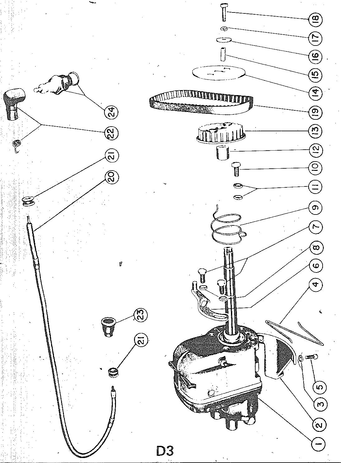 MARK KF9, KG9, MARK 40 MAGNETO (EXTERNAL PARTS)