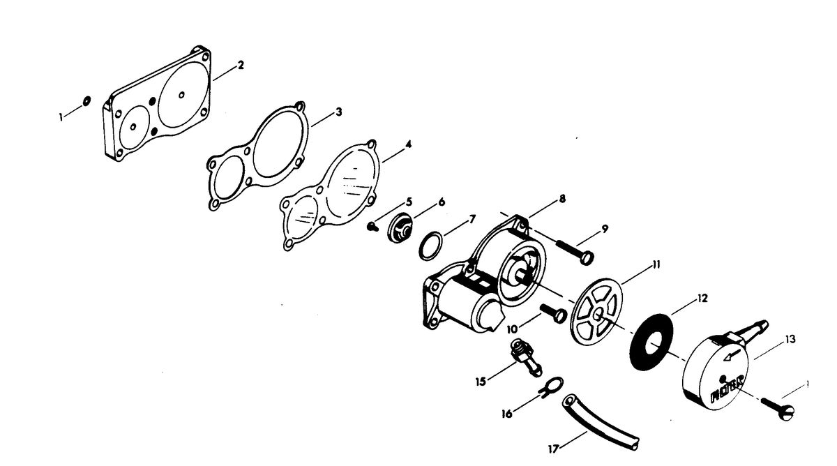 CHRYSLER 55 H.P. FUEL PUMP