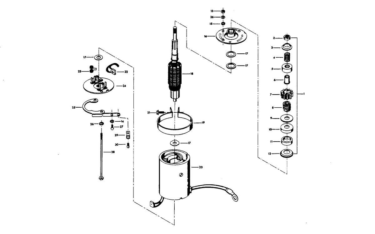 CHRYSLER 30 H.P. ELECTRIC STARTER