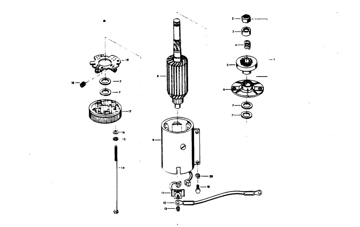 CHRYSLER 55 H.P. STARTER