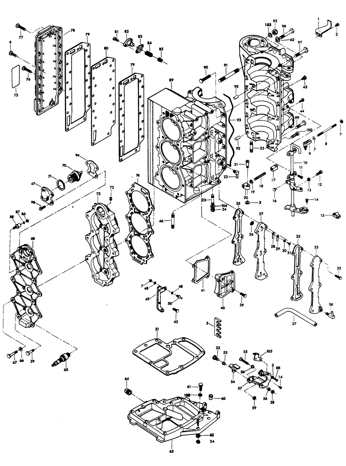 CHRYSLER 85 H.P. CHARGER POWER HEAD