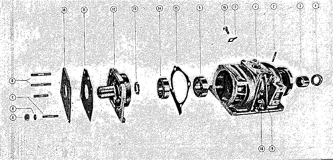 MARK KE7, KF7, KG7, KG4 CRANKCASE ASSEMBLY