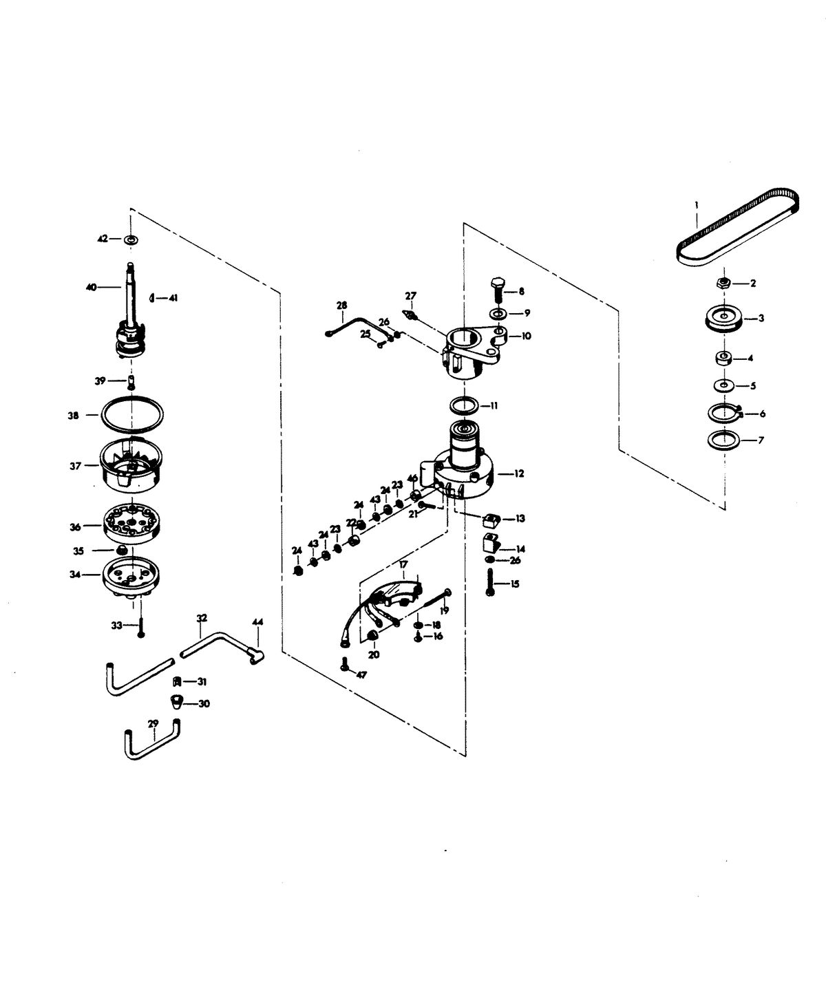 CHRYSLER 105 H.P. DISTRIBUTOR