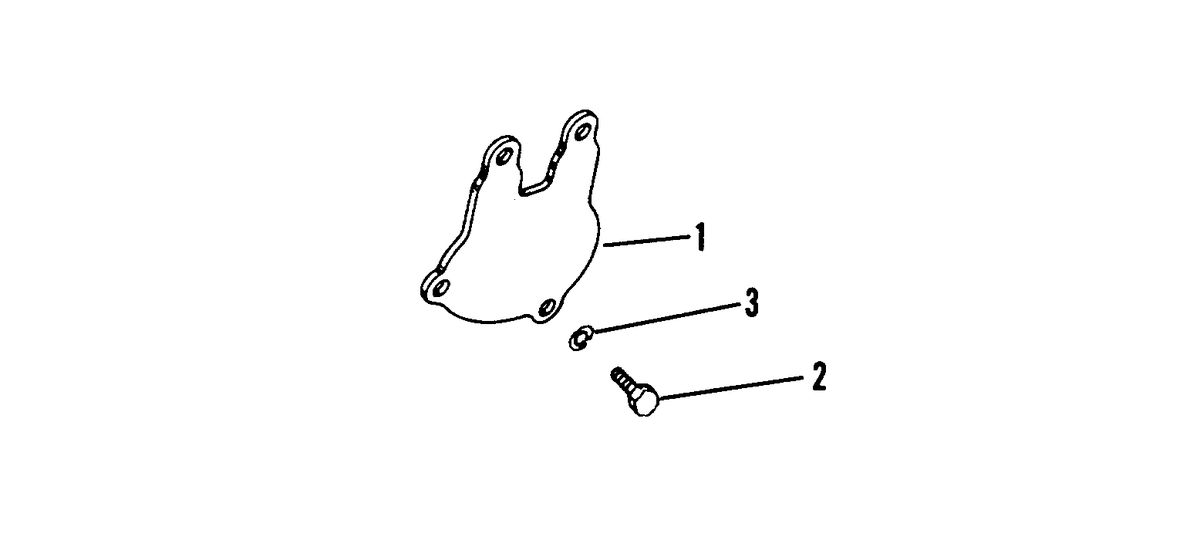 MERCRUISER 320 H.P. E.F.I ALPHA ONE ENGINE EXHAUST PLATE
