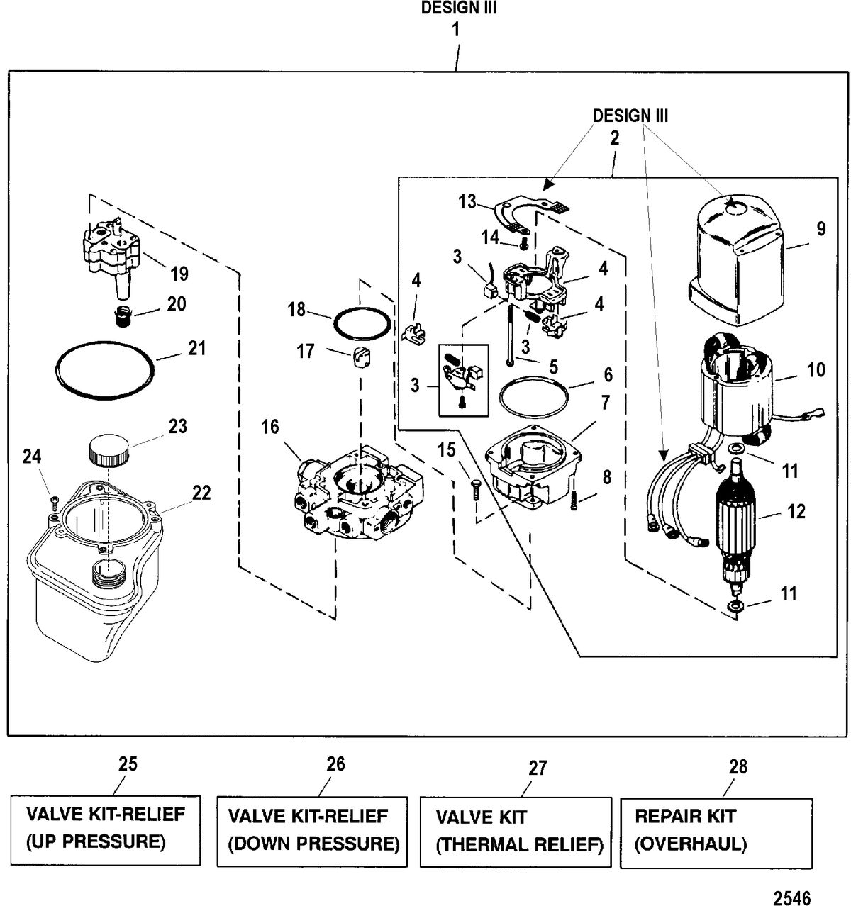 RACE STERNDRIVE 500 EFI Pump/Motor Assembly(Design III - 14336A31)