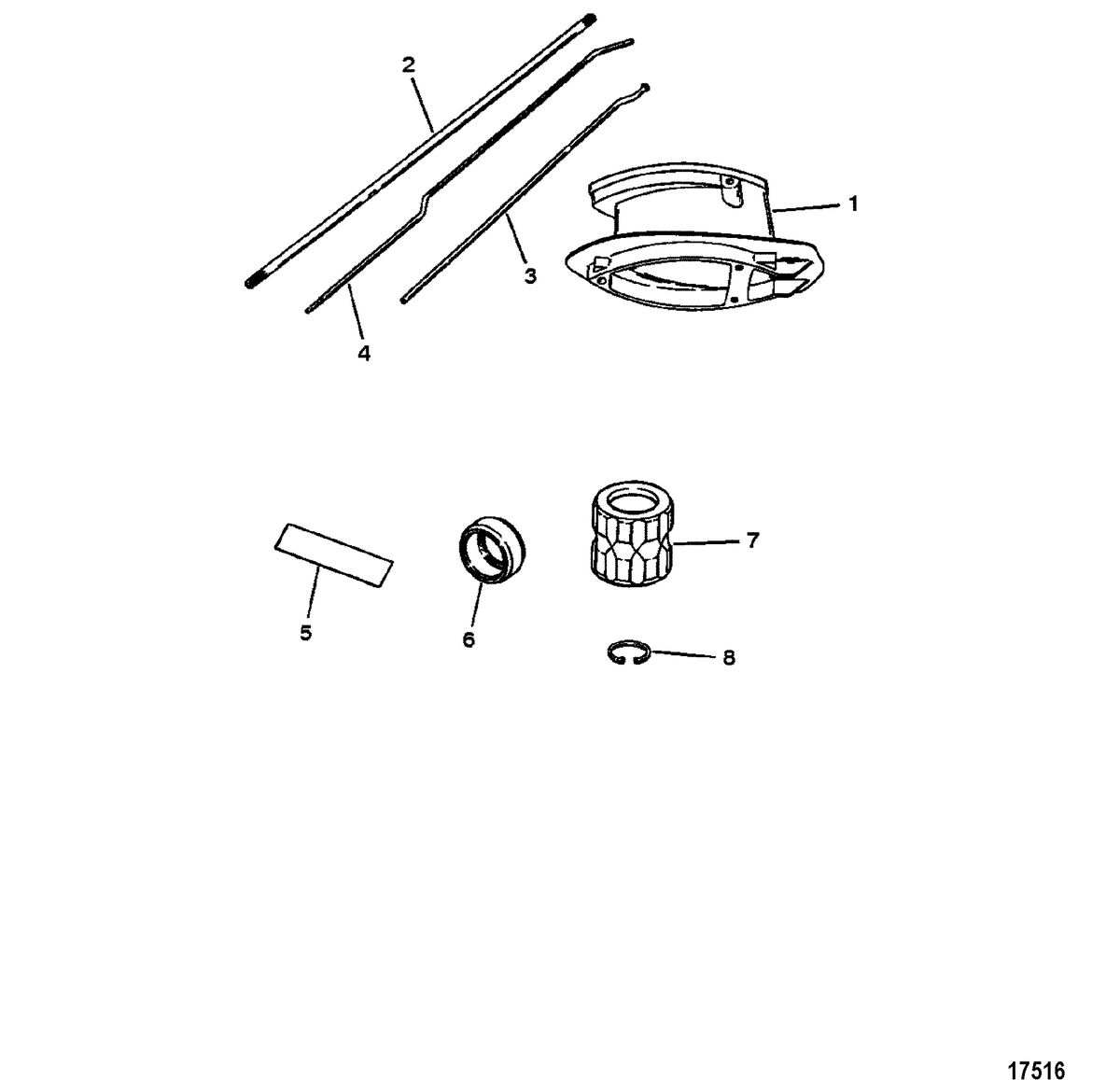 ACCESSORIES EXHAUST/COOLING SYSTEMS AND EXTENSION KITS Extension Kit, Driveshaft Housing (12426A5 / A6)