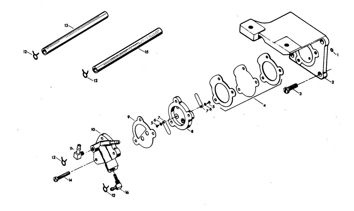 CHRYSLER 9.9 H.P. S91LOR FUEL PUMP