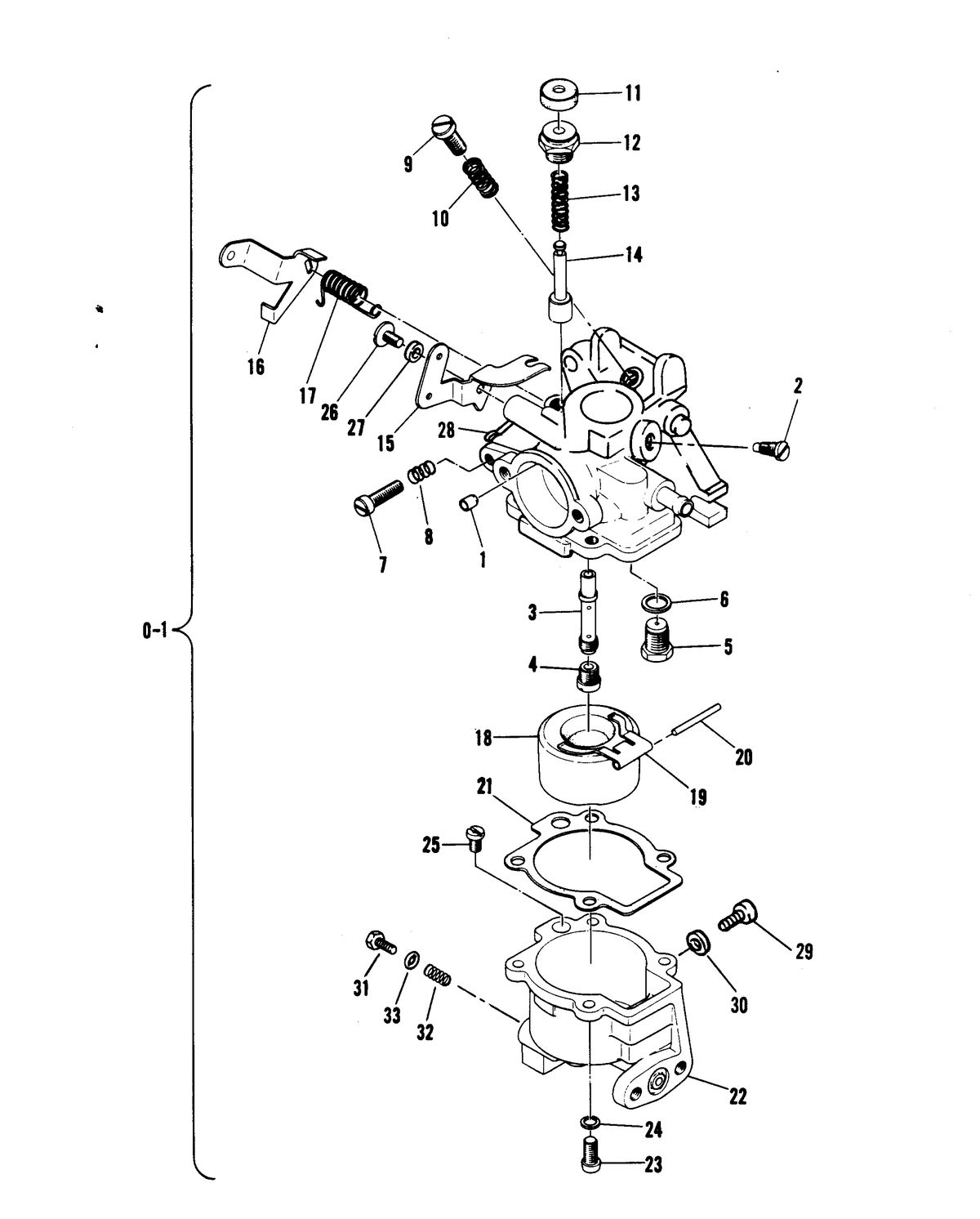 MARINER 15 H.P. W/MARATHON CARBURETOR
