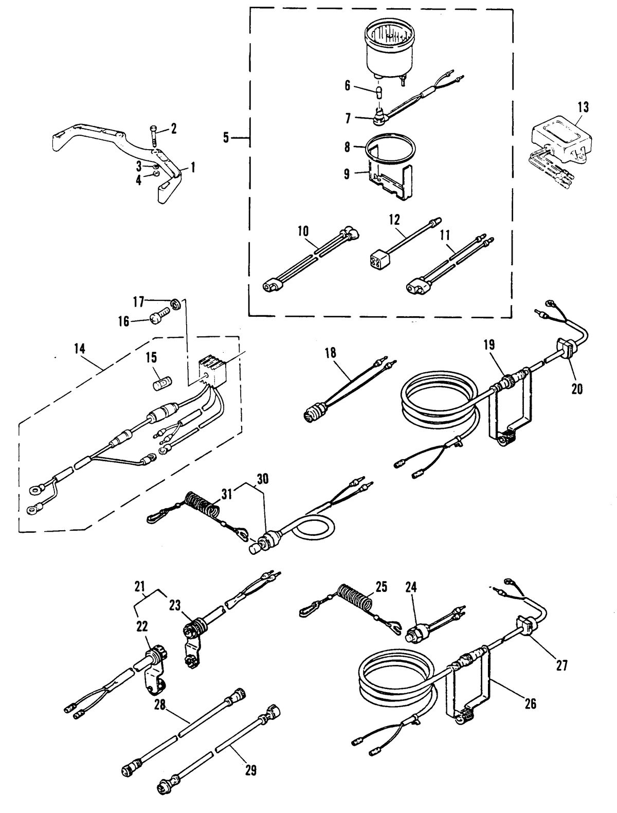 MARINER 40 H.P. OPTIONAL PARTS