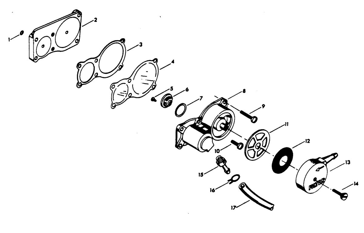 CHRYSLER 55 H.P. FUEL PUMP