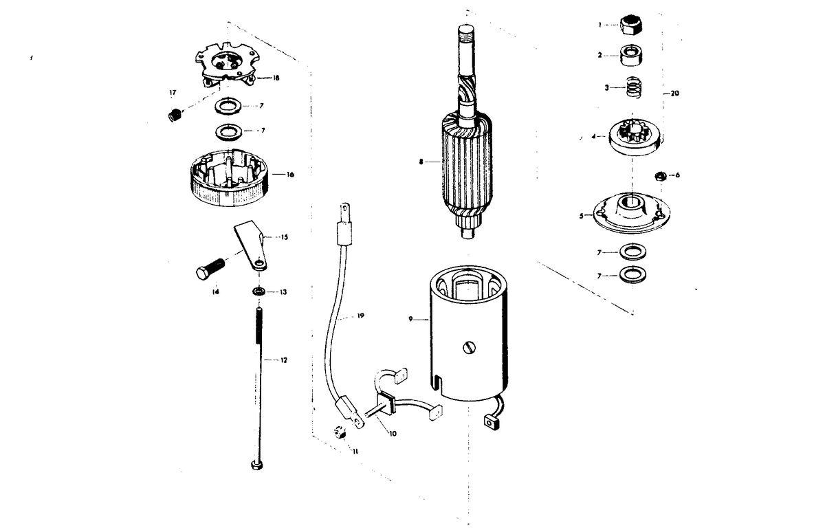 CHRYSLER 75 H.P. ELECTRIC STARTER