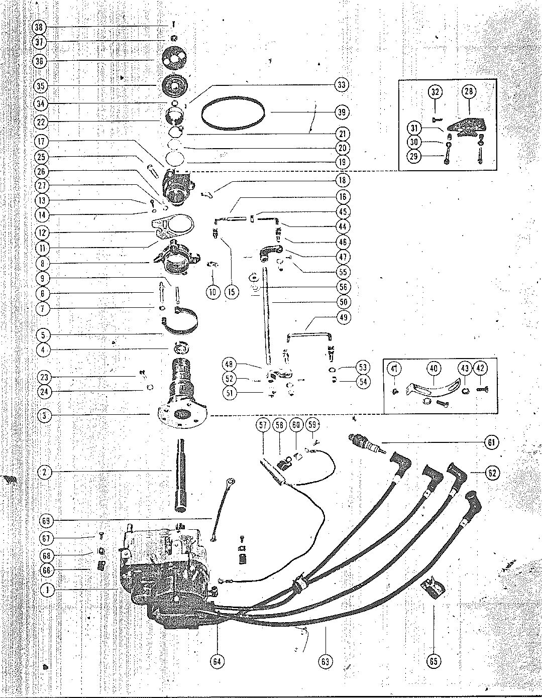 MARK MARK 58, MARK 55A, MARK 58A MAGNETO ADAPTOR AND PILOT ASSEMBLY