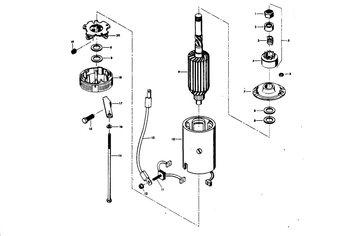 CHRYSLER 115 H.P. STARTER