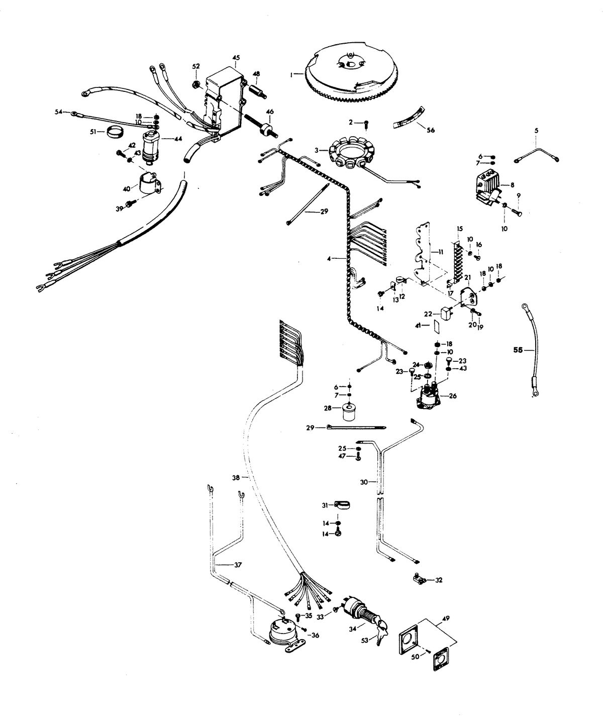 CHRYSLER 140 H.P. ELECTRICAL COMPONENTS