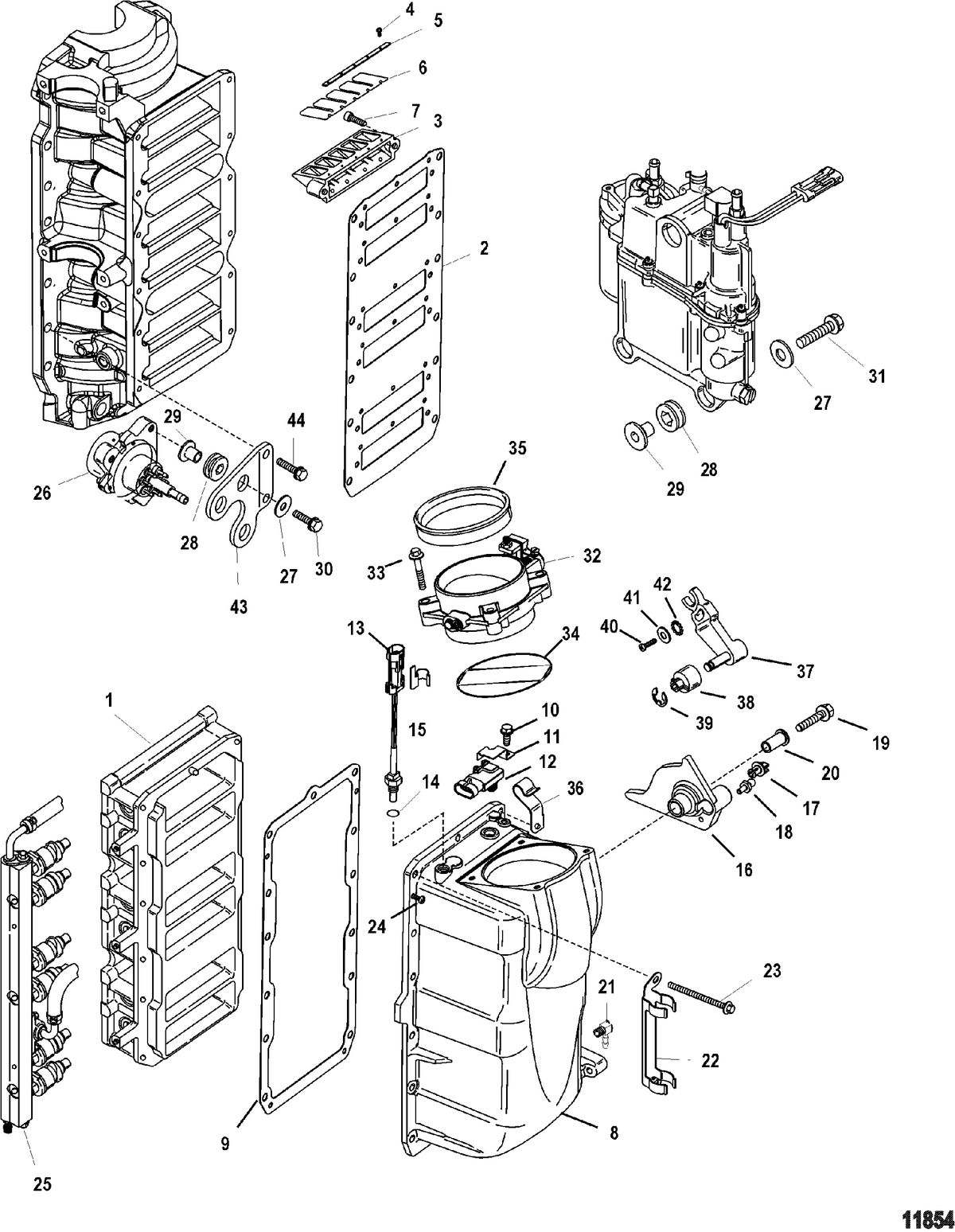 RACE OUTBOARD PARTS MANUAL 300X (3.0L EFI) PRO MAX Air Handler Components