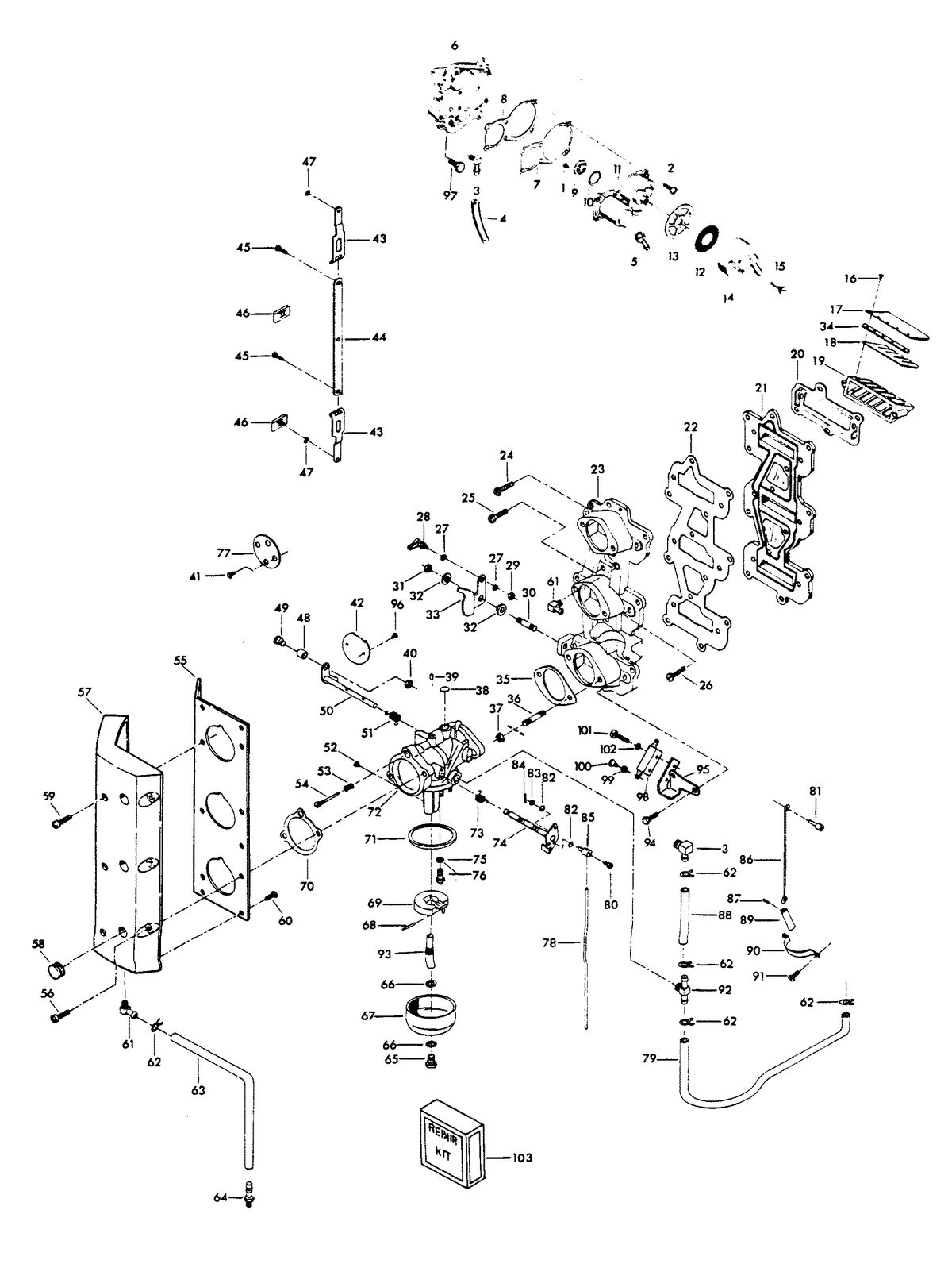 CHRYSLER 85 H.P. CARBURETOR