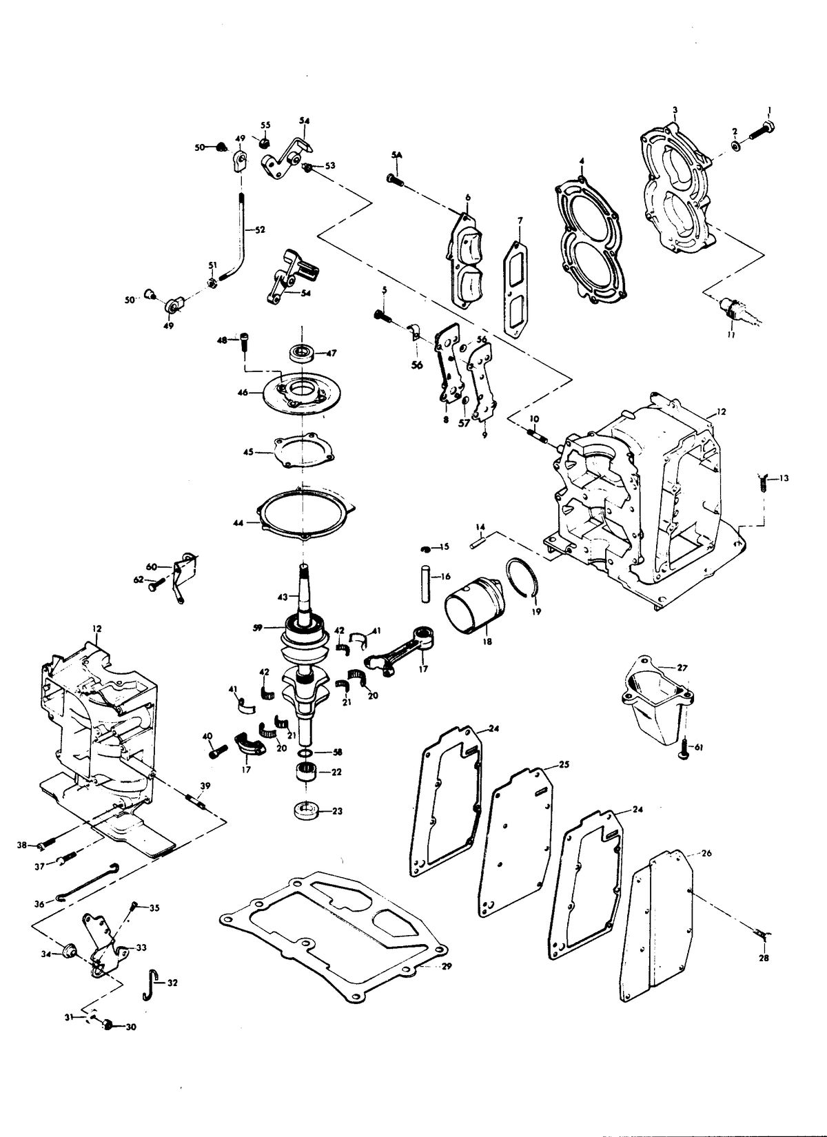 CHRYSLER 15 H.P. POWER HEAD