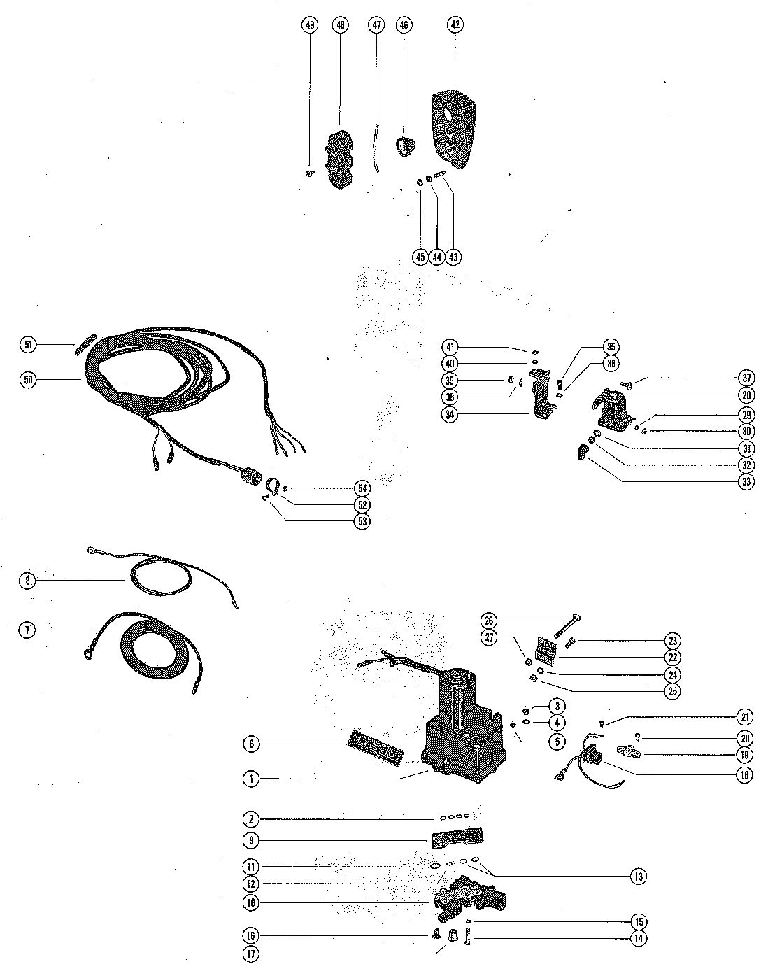 MERCURY MERC 1150E-SS HYDRAULIC PUMP AND CONTROL PANEL