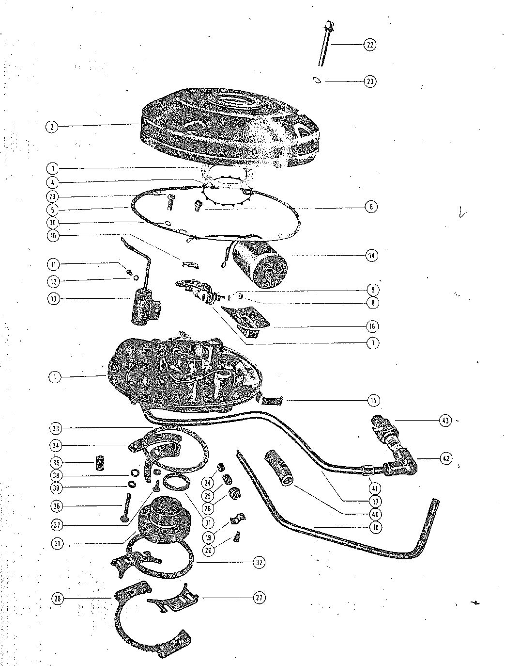 MARK KH7, MARK 15, MARK 20 MAGNETO ASSEMBLY (KH, MK)
