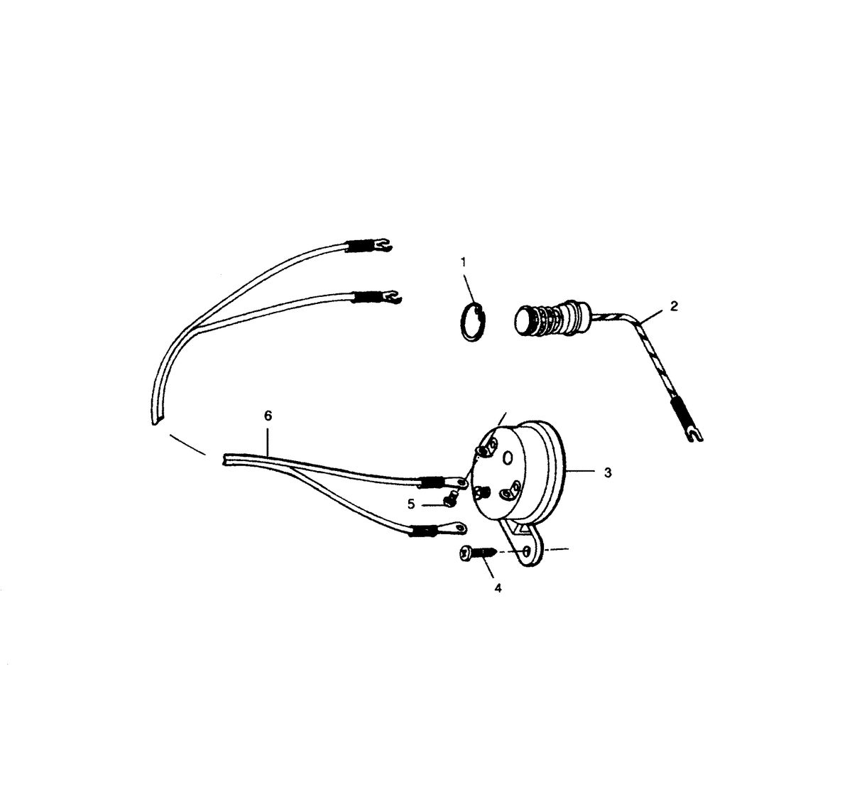 FORCE FORCE 1991 50 H.P. "A" MODELS OVERHEAT BUZZER