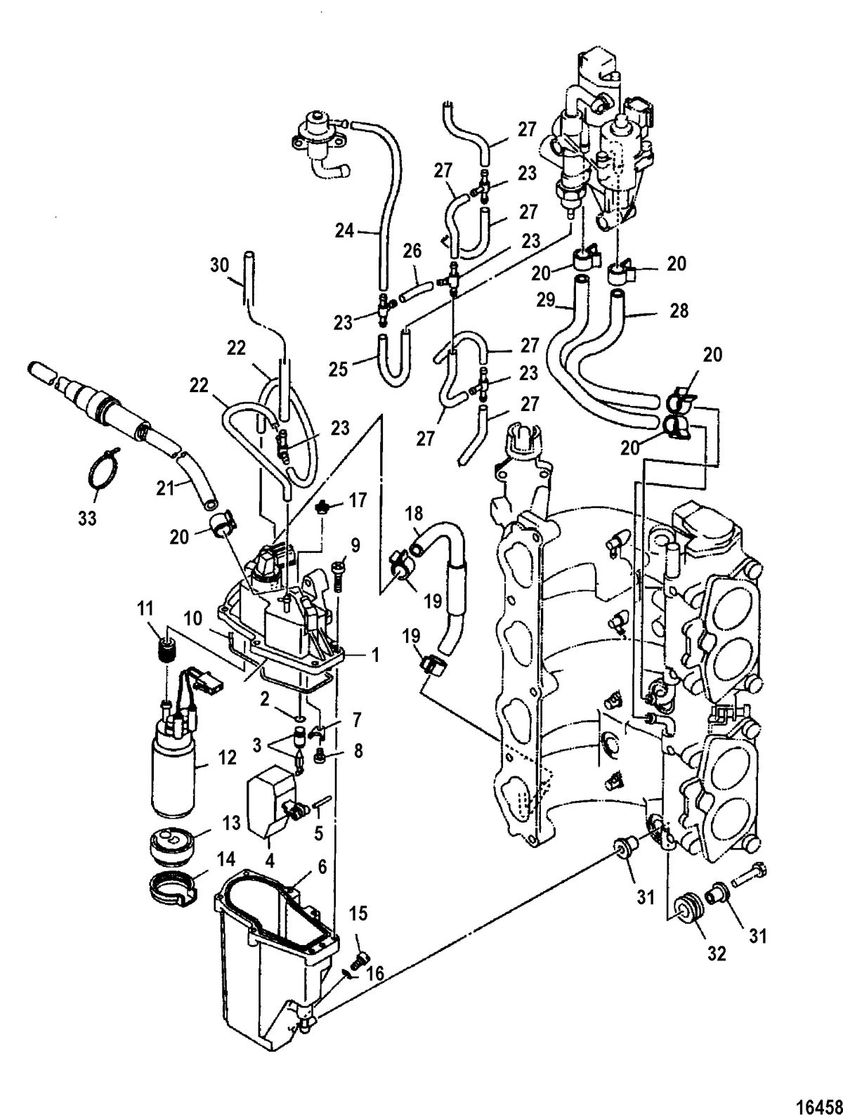 MERCURY/MARINER 115 EFI (4-STROKE) Fuel Injection Pump