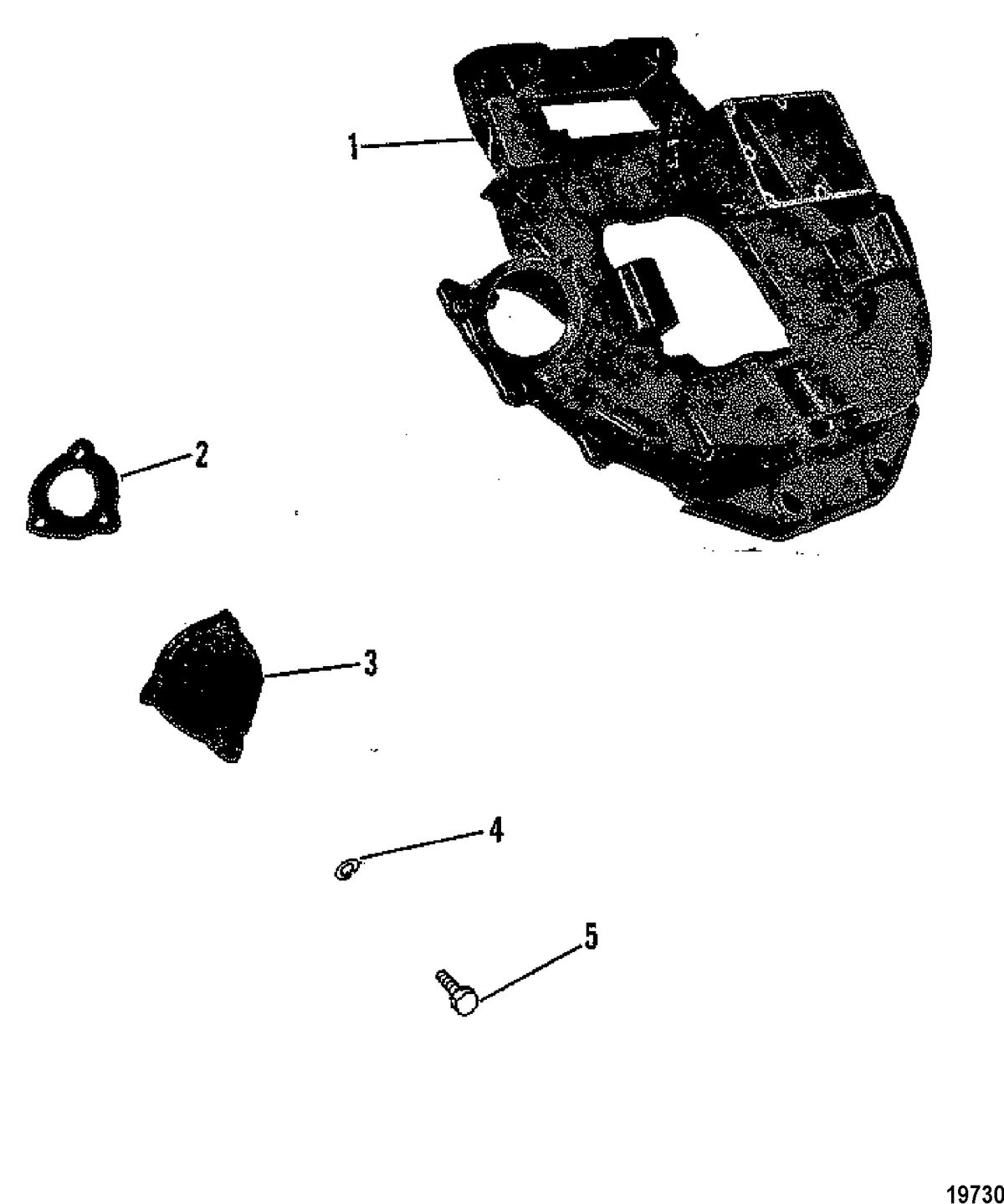 MERCRUISER 370/400/440/460 CYCLONE TRS ENGINE Transom Plate