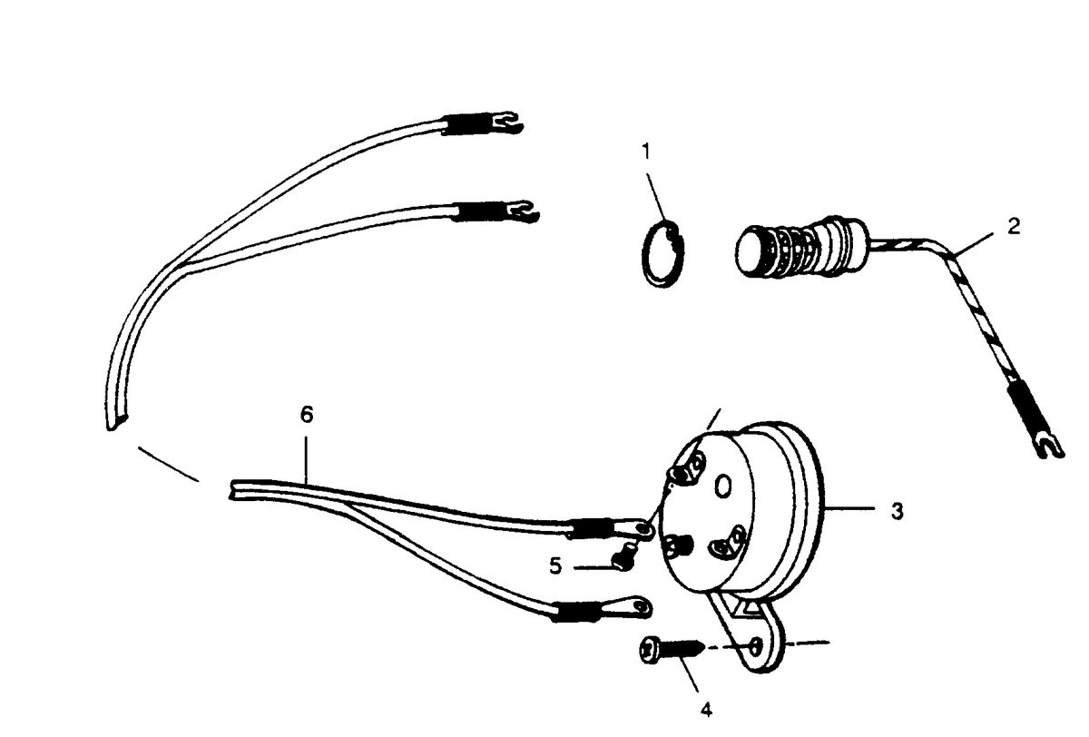 FORCE FORCE 1990 35 H.P. "A" MODELS OVERHEAT BUZZER