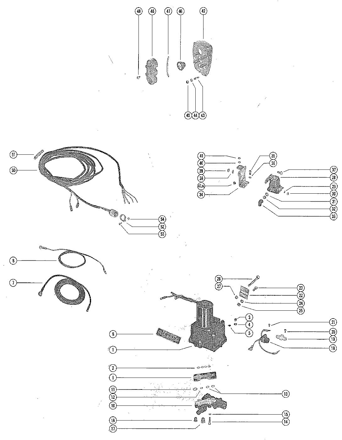 MERCURY MERC 1500 HYDRAULIC PUMP AND CONTROL PANEL