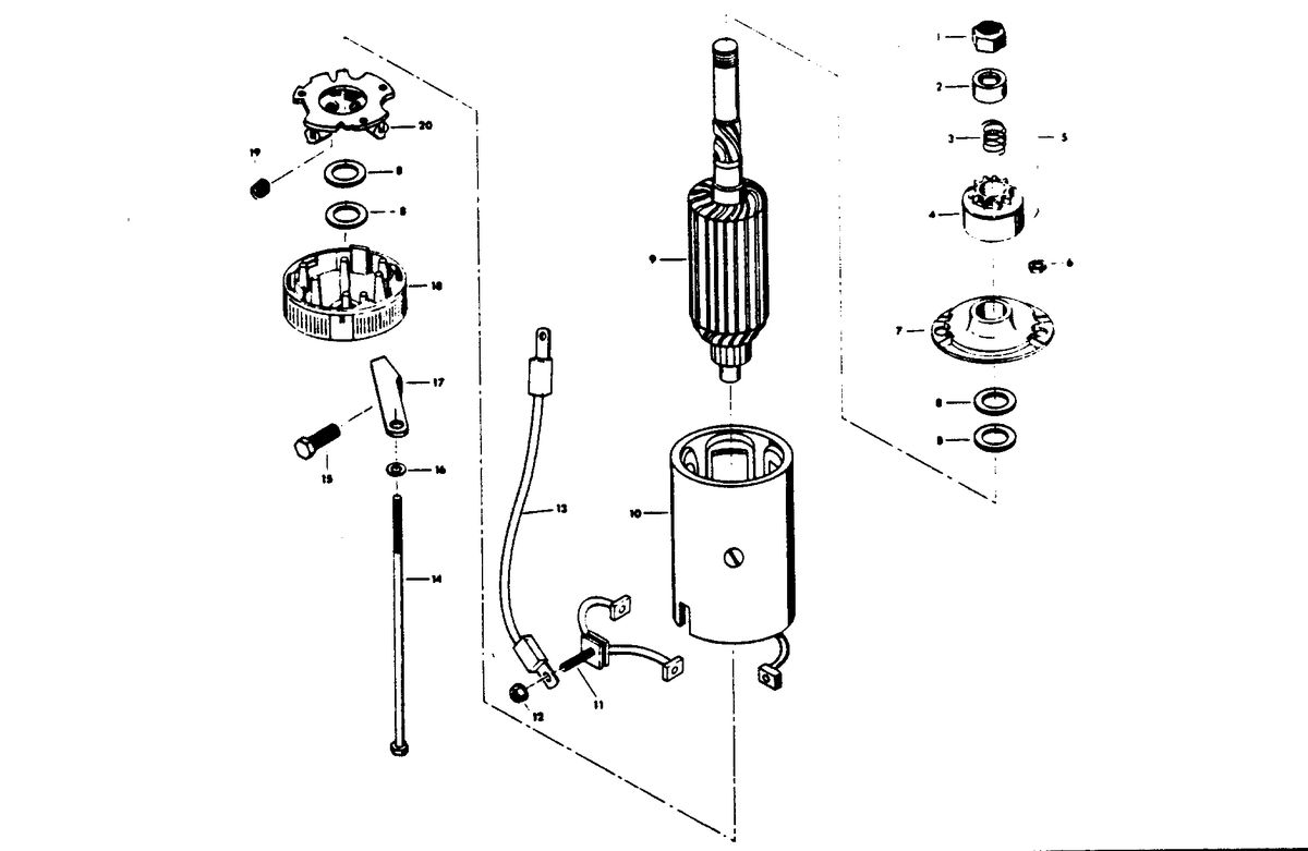 CHRYSLER 140 H.P. CHARGER STARTER