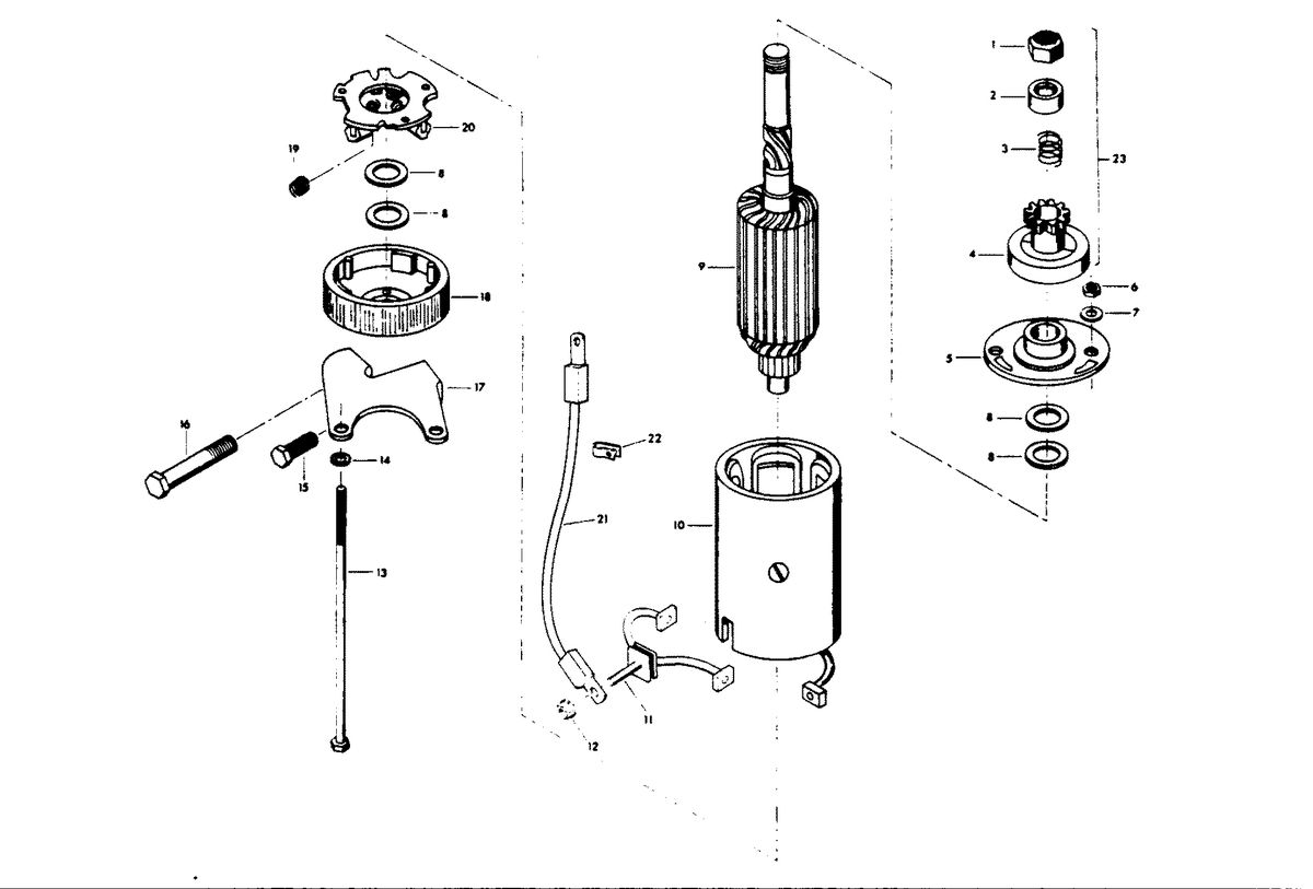 CHRYSLER 75 AND 90 H.P. STARTER