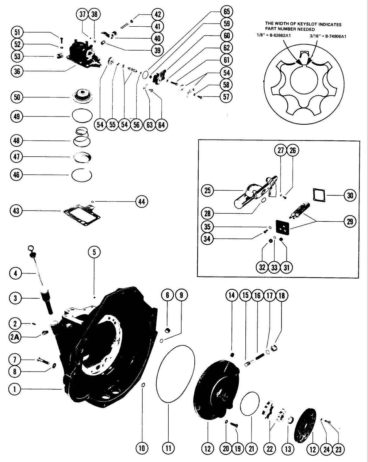 MERCRUISER 280 ENGINE TRANSMISSION ASSEMBLY (STERN DRIVE) PAGE 1