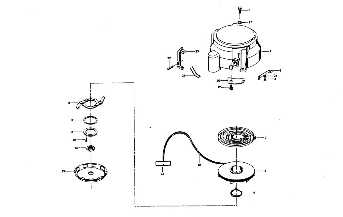 CHRYSLER 30 H.P. HAND STARTER