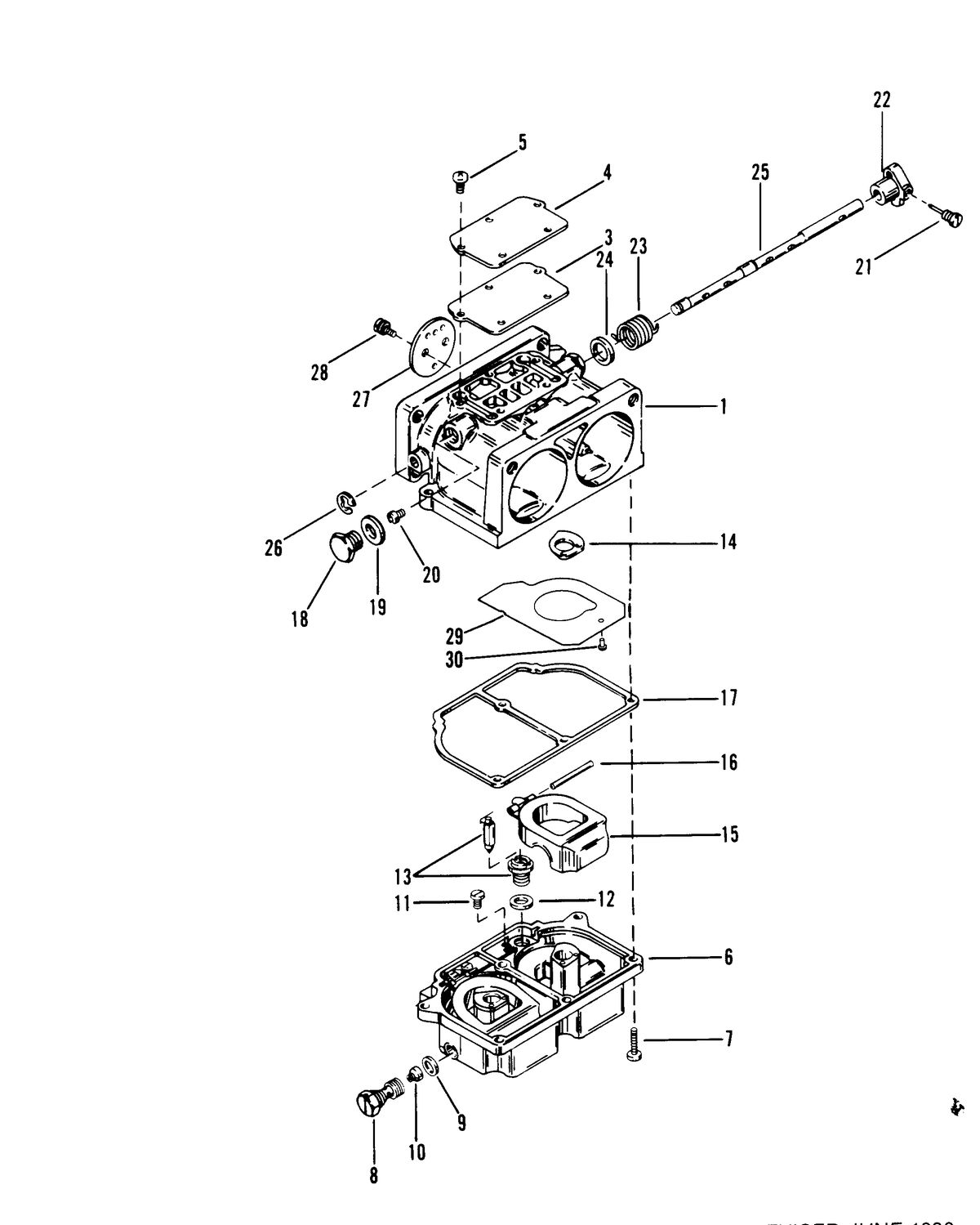 RACE OUTBOARD MOD-VP CARBURATOR ASSEMBLY