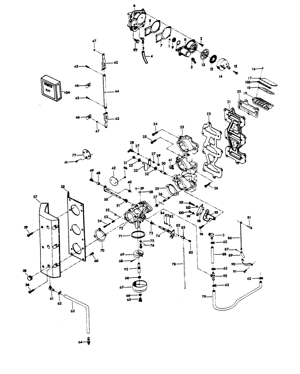 CHRYSLER 85 H.P. CARBURETOR