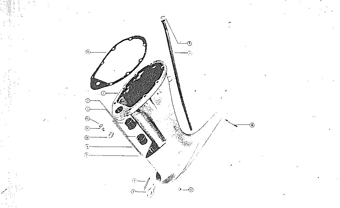 MARK MARK 50 DRIVE SHAFT HOUSING ASSEMBLY
