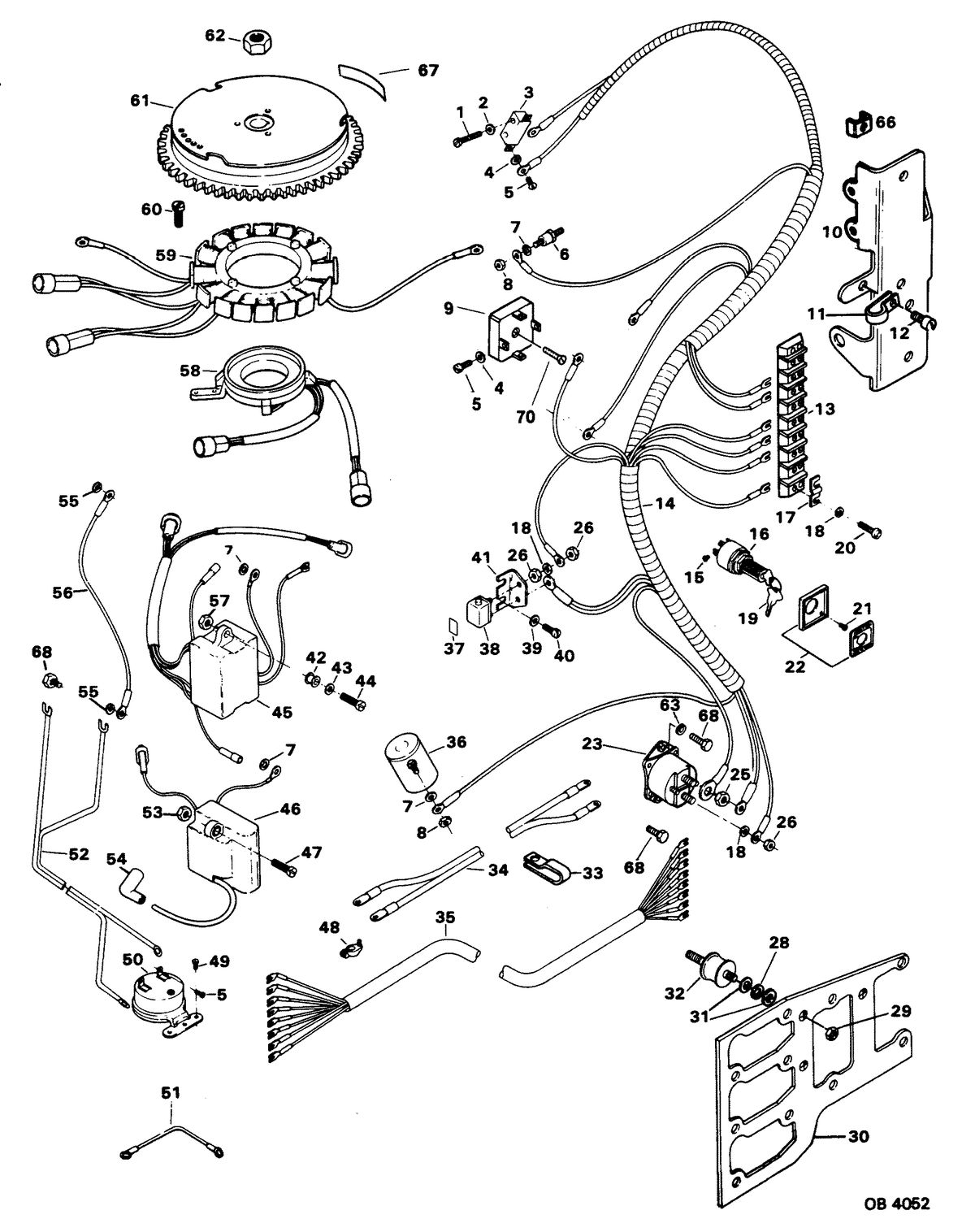 FORCE FORCE 85 H.P. ELECTRICAL COMPONENTS