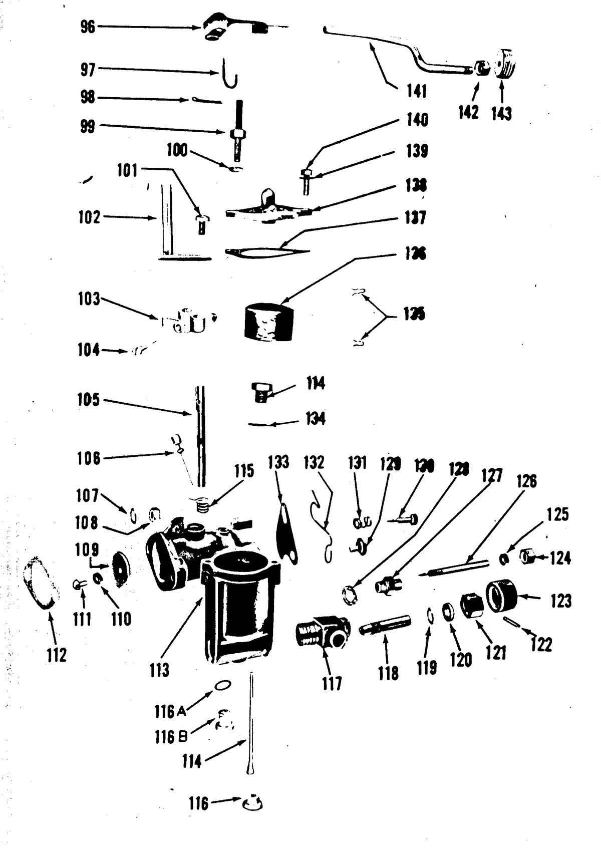 MARK KE4 MARK 7 CARBURATOR ASSEMBLY