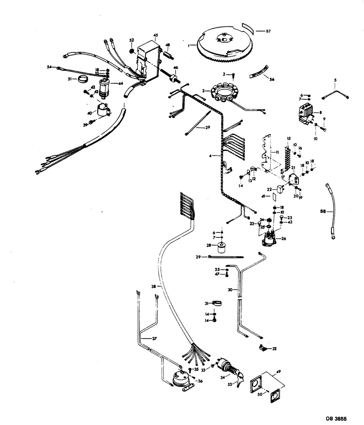 CHRYSLER 140 H.P. ELECTRICAL COMPONENTS