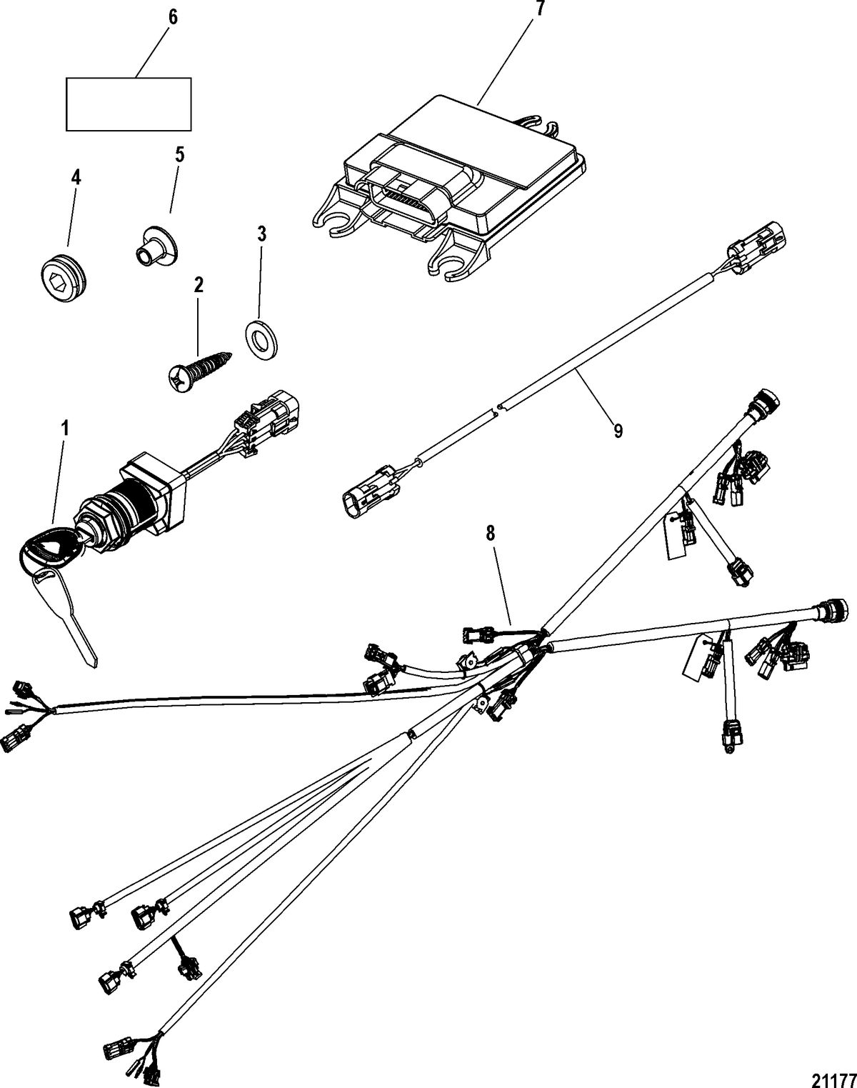 ACCESSORIES ELECTRICAL COMPONENTS AND HARNESSES Command Module Kit, Console Mount-DTS (Dual)