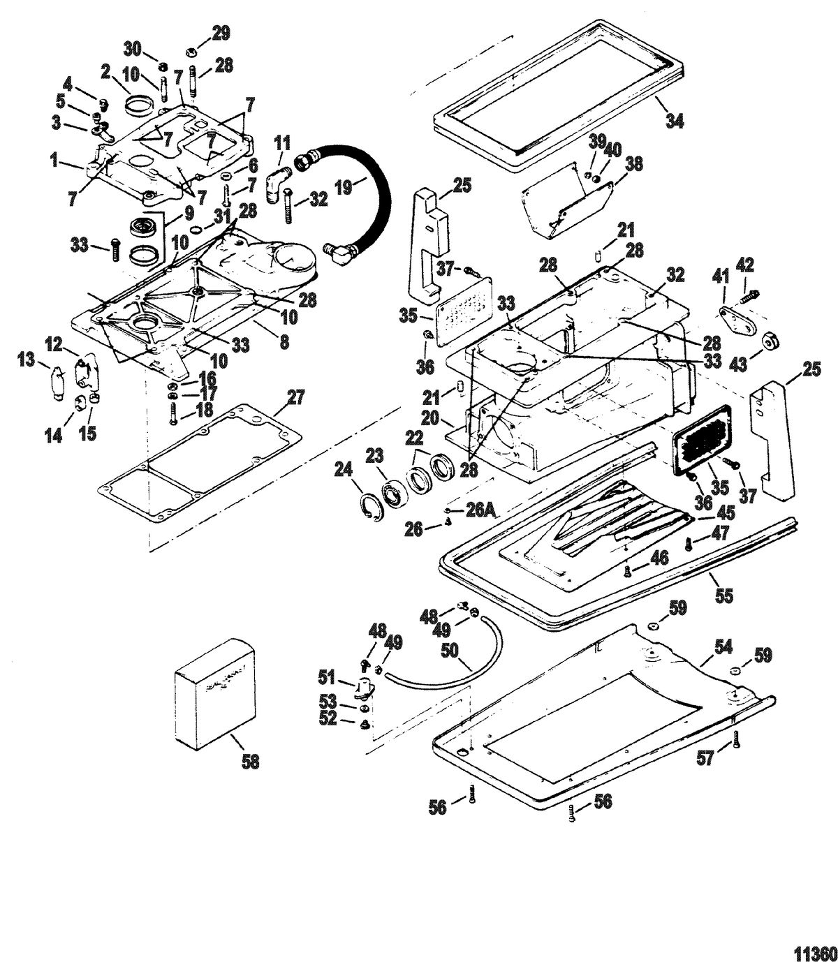 SPORTJET SPORT JET 90 Drive Housing Components(Threaded Drive)