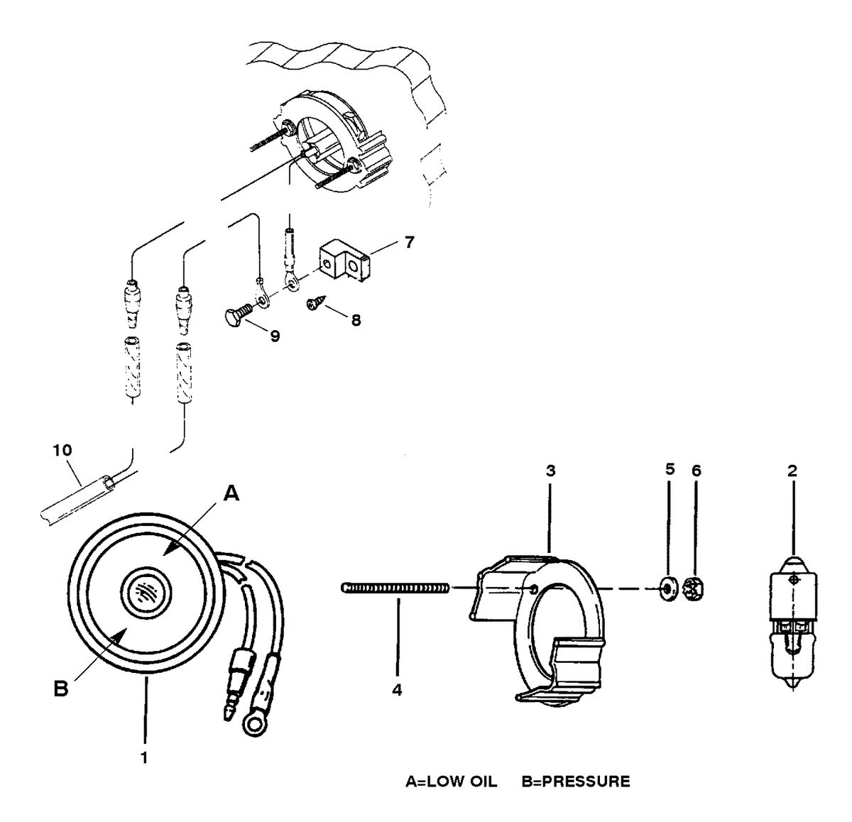 MERCURY 9.9 /8(BONDENSEE) 4 STROKE VISUAL WARNING KIT